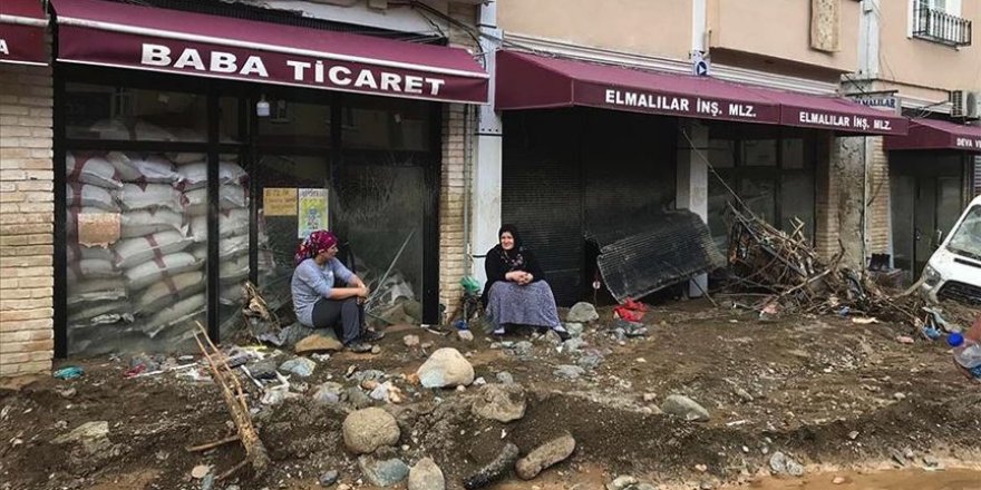Selin vurduğu Giresun'da esnaf da zor durumda