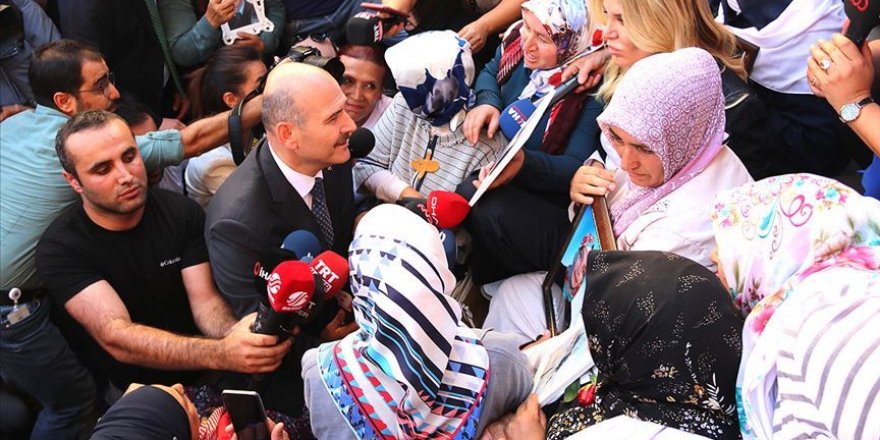 Bakan Soylu'dan 'Diyarbakır Anneleri' paylaşımı