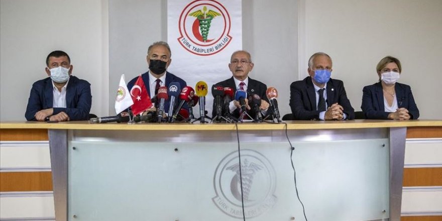 CHP Genel Başkanı Kılıçdaroğlu TTB'yi ziyaret etti