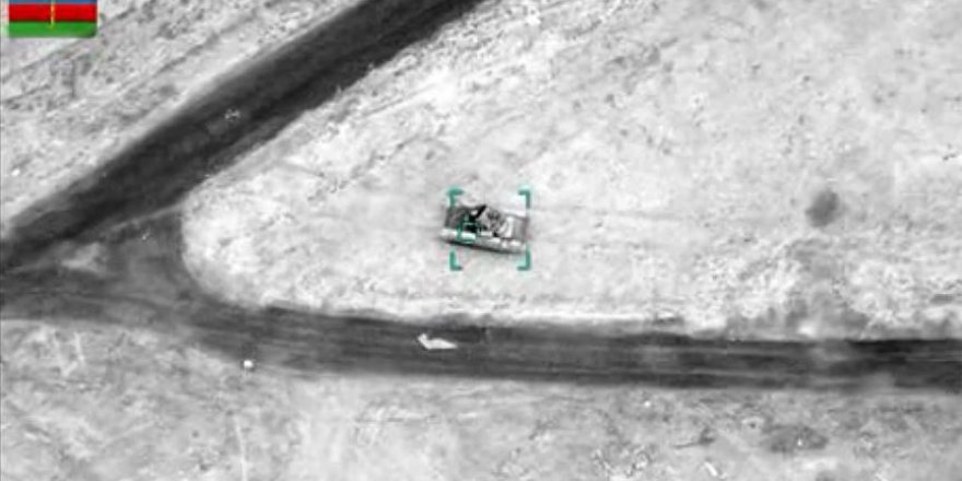 Azerbaycan ordusu, Ermenistan ordusunun çok sayıda zırhlı aracını imha etti