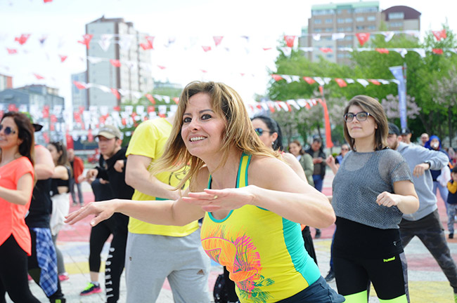 Beylikdüzü’nde Zumba Festivali
