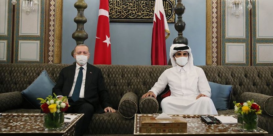 Cumhurbaşkanı Erdoğan Katar'da