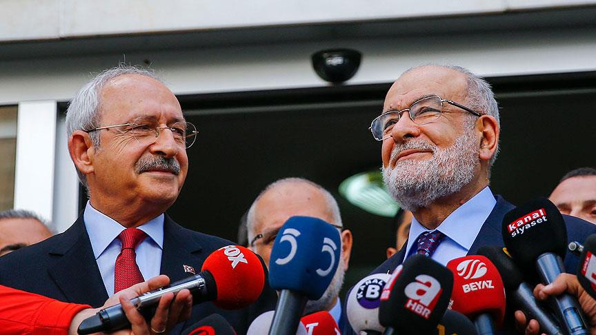 Kılıçdaroğlu, Saadet Partisi'ni ziyaret etti