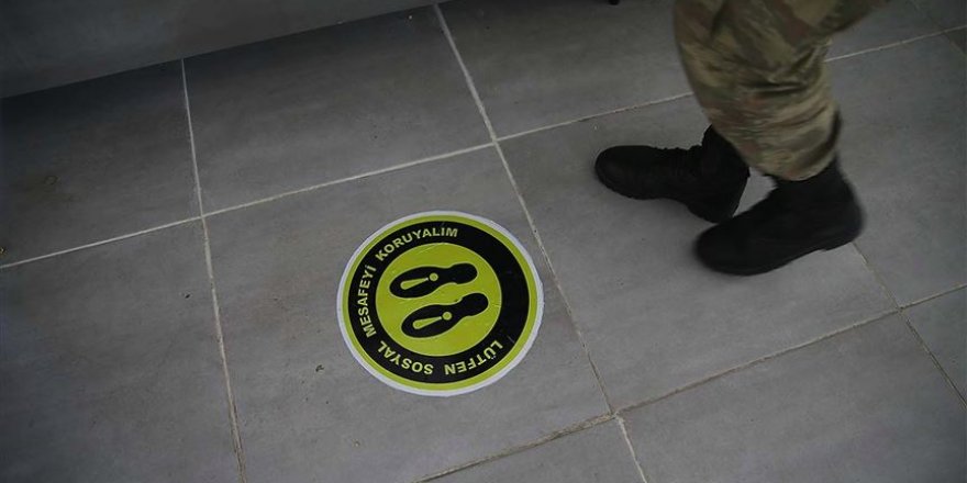 Karantinadaki TSK personeline sıkı takip