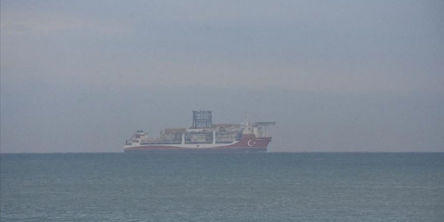 Kanuni sondaj gemisi Zonguldak açıklarında