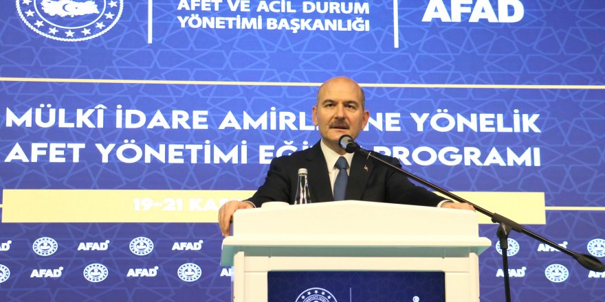 Bakan Soylu'dan dikkat çeken deprem açıklaması