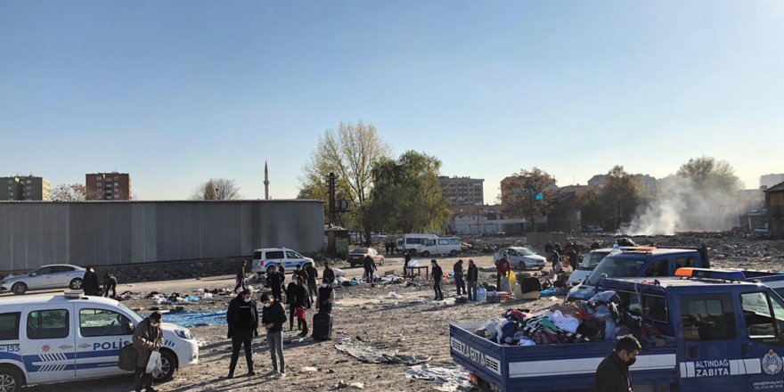 Ankara'da 'bit pazarı'na polis müdahalesi