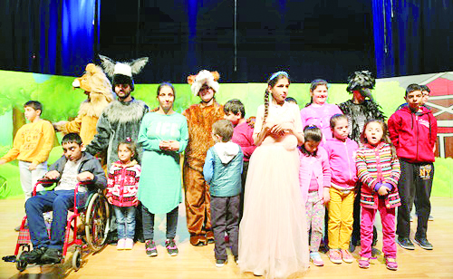 'Neşeli Hayvanlar Müzikali' engelliler için perde açtı