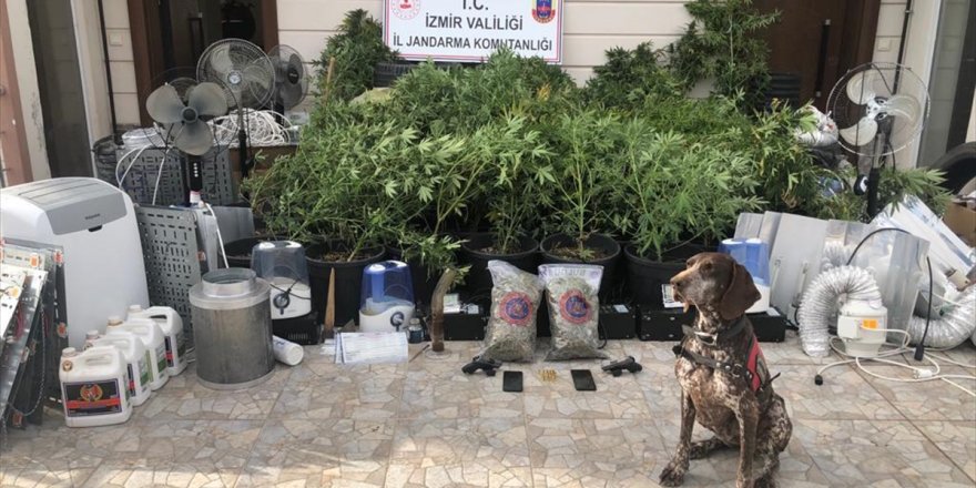 İzmir'de düzenlenen uyuşturucu operasyonunda 4 kişi yakalandı