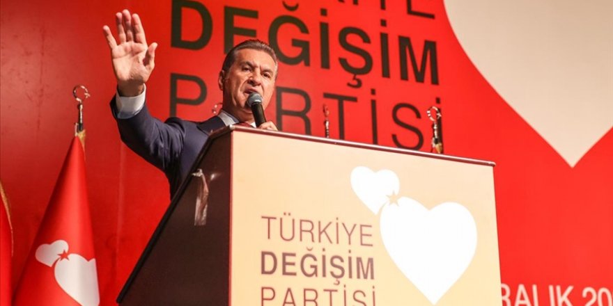 Mustafa Sarıgül partisi Türkiye Değişim Hareketi'nin logo ve müziğini basına tanıttı