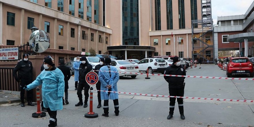 Gaziantep'teki özel bir hastanede oksijen tüpü patladı