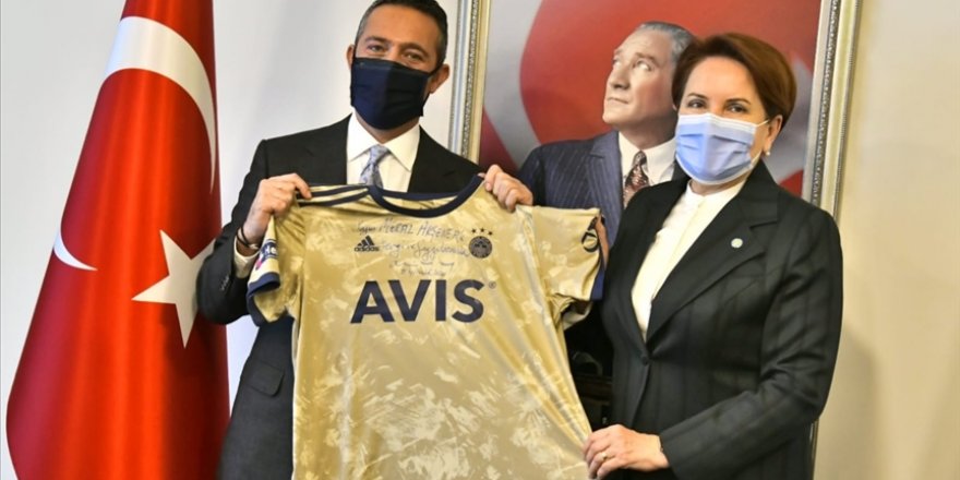 İYİ Parti Genel Başkanı Akşener, Fenerbahçe Kulübü Başkanı Koç'u kabul etti