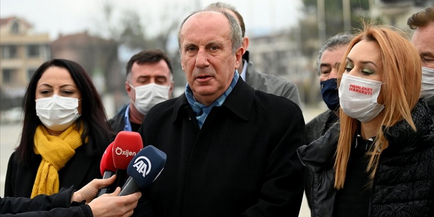 Muharrem İnce sahaya indi