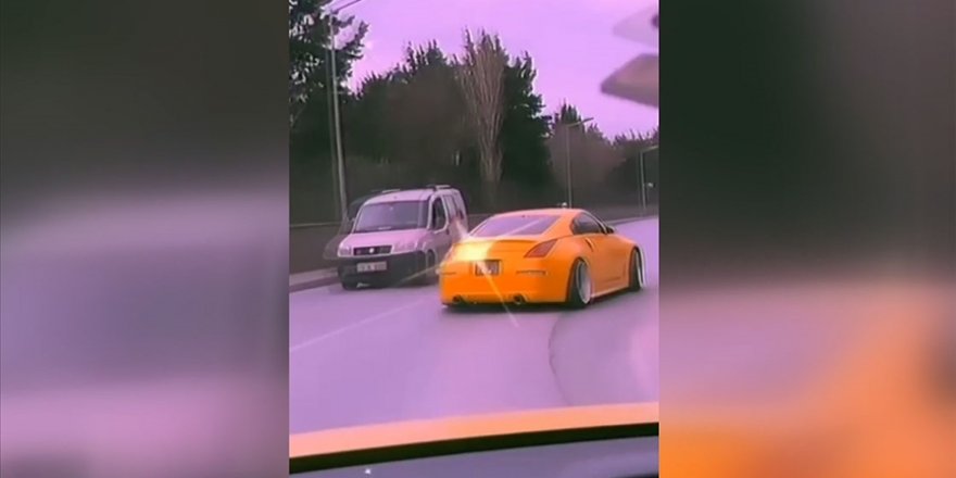İstanbul'da drift yapan sürücüye 9 bin 870 lira para cezası uygulandı