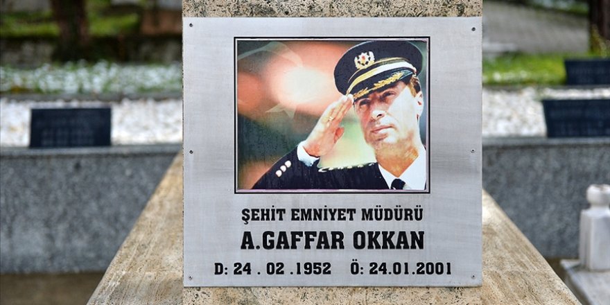 İçişleri Bakanı Soylu, şehit emniyet müdürü Gaffar Okkan'ı andı
