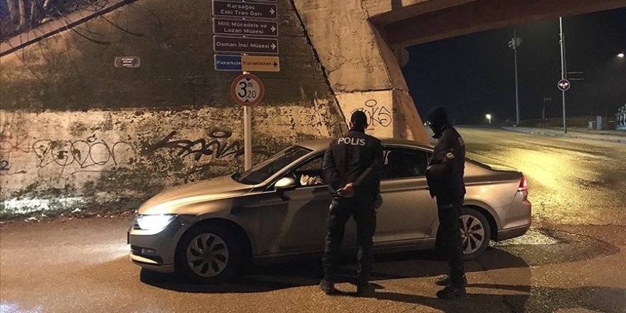 Kısıtlamaya uymayan 31 bin 69 kişi hakkında işlem yapıldı