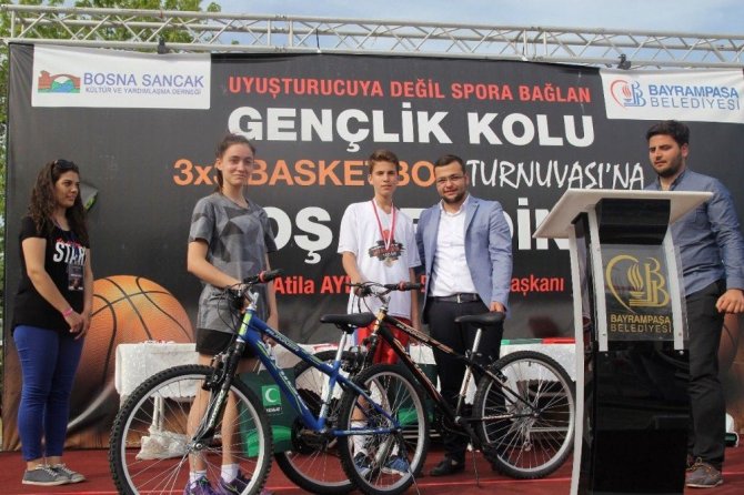 Turnuvanın en iyilerine bisiklet