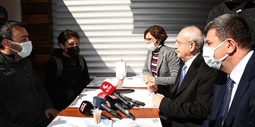 Kılıçdaroğlu'ndan esnaf ziyareti
