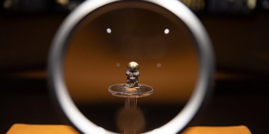 Kaçakçılardan kurtarılan 'Arinna'nın Güneş Tanrıçası' heykelciği ait olduğu Anadolu topraklarında sergileniyor