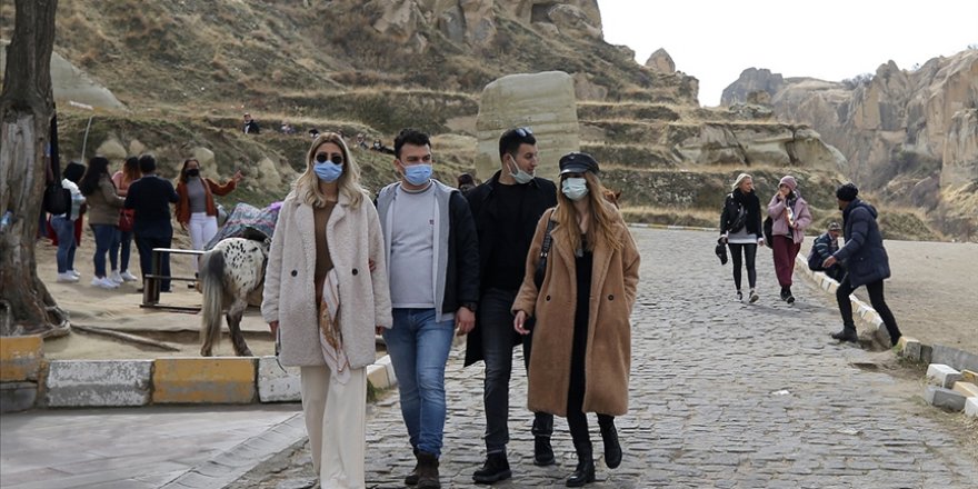 Kapadokya'yı yılın ilk 2 ayında 93 bin turist gezdi