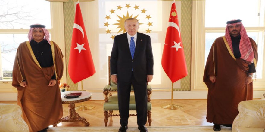 Erdoğan Katar Dışişleri Bakanı ile görüştü