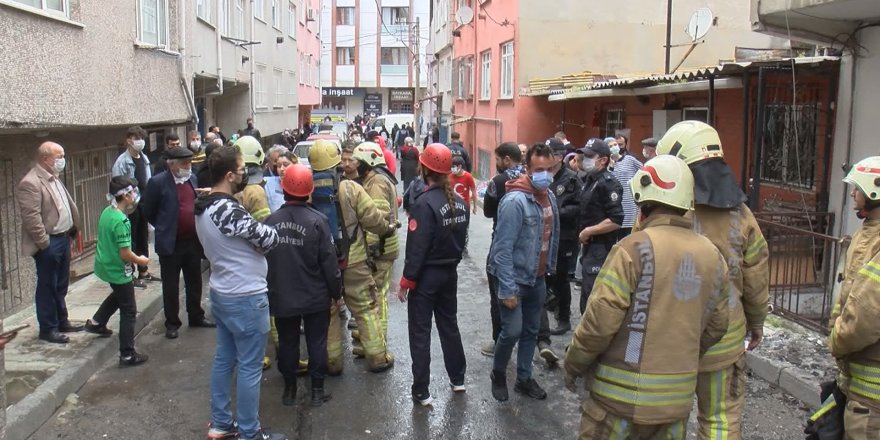 Esenler'de mahalleliyi sokağa döken alevler
