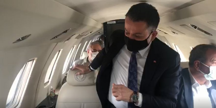 Bakan Pakdemirli'nin uçağı, Malatya'ya acil iniş yaptı