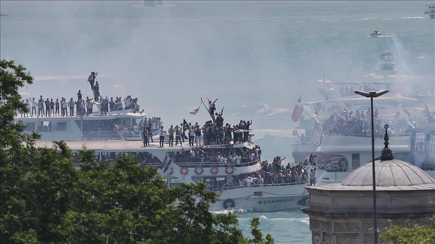 Beşiktaş'ta şampiyonluk coşkusu