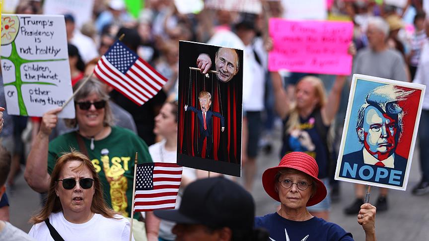 ABD’de Trump protestosu
