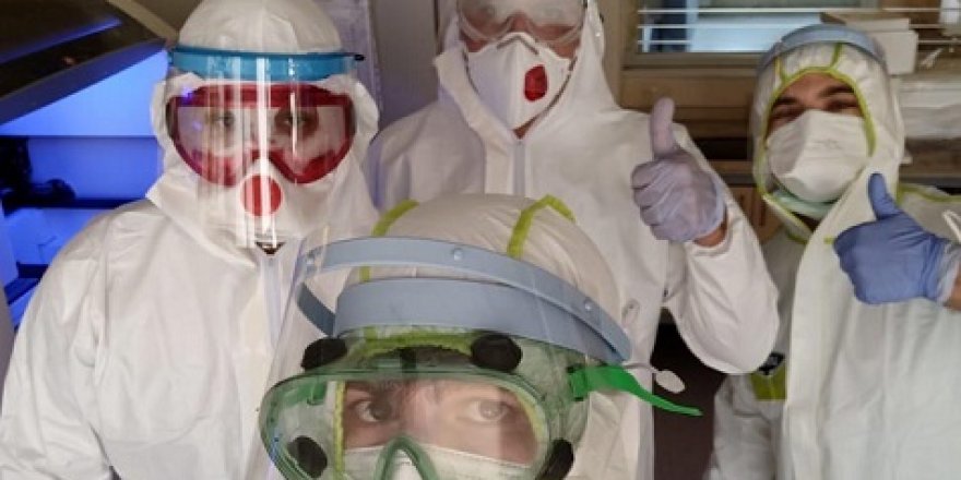 Pandemide sağlık çalışanlarına eğitim verildi