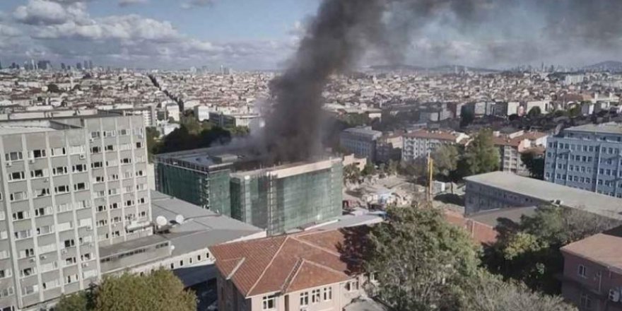 Çapa'da korkutan yangın