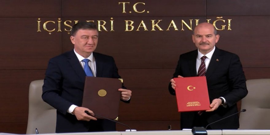 Bakan Soylu Özbek mevkidaşı ile görüştü