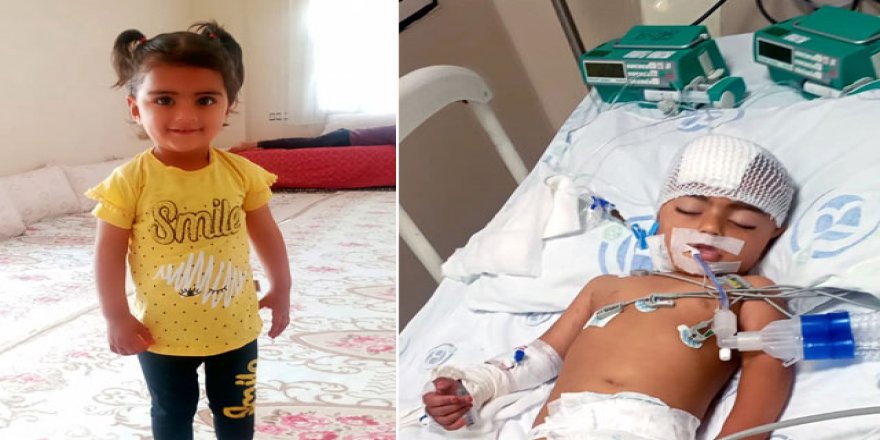 Başından vurulan minik Vildan felç kaldı