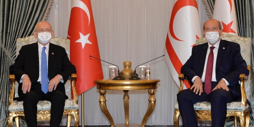 KKTC Cumhurbaşkanı Tatar, CHP Genel Başkanı Kılıçdaroğlu'nu kabul etti