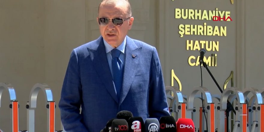 Erdoğan gazetecilerin sorularını yanıtladı