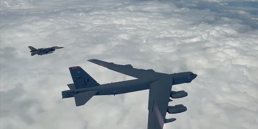 MSB: EUCOM talebi üzerine F-16'larımız ABD B-52 uçaklarına refakat görevi icra etti