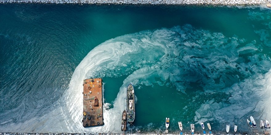 Marmara'dan 3 bin 539 metreküp müsilaj temizlendi