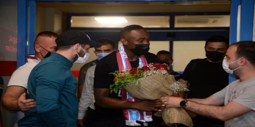 Trabzonspor'un yeni transferi Koita, kente geldi