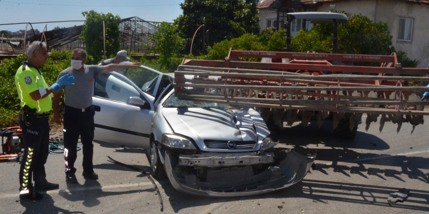 Antalya'da feci kaza