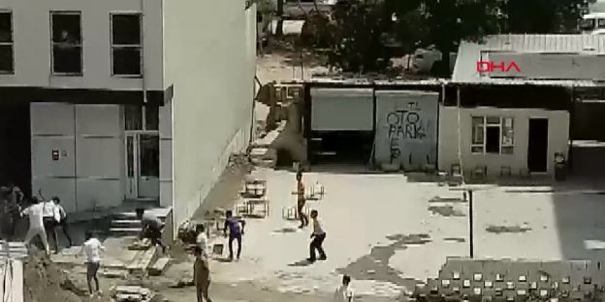 Van'da taşlı, sopalı kavga