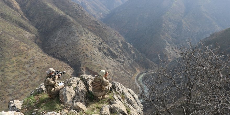 Eren-14 operasyonları kapsamında Hakkari'de 2 terörist etkisiz hale getirildi