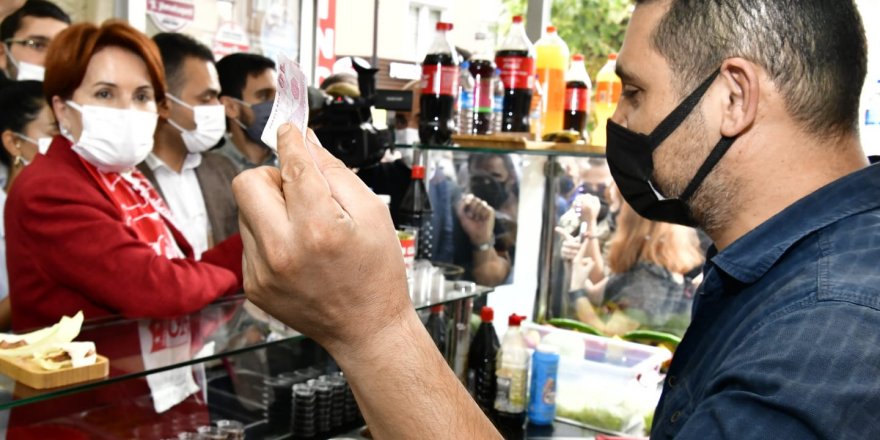 Sivas'ta vatandaş Akşener'e böyle dert yandı