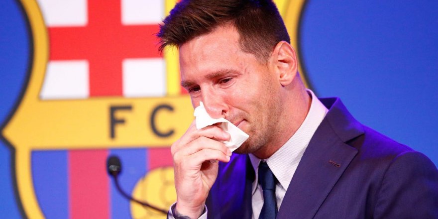 Messi'nin göz yaşları satışa çıktı