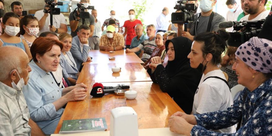 Marmaris’te tek geçim kaynağını kaybeden arıcılar Akşener’e dert yandı