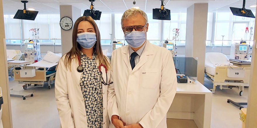 Hastasıydı, önce öğrencisi, sonra da meslektaşı oldu