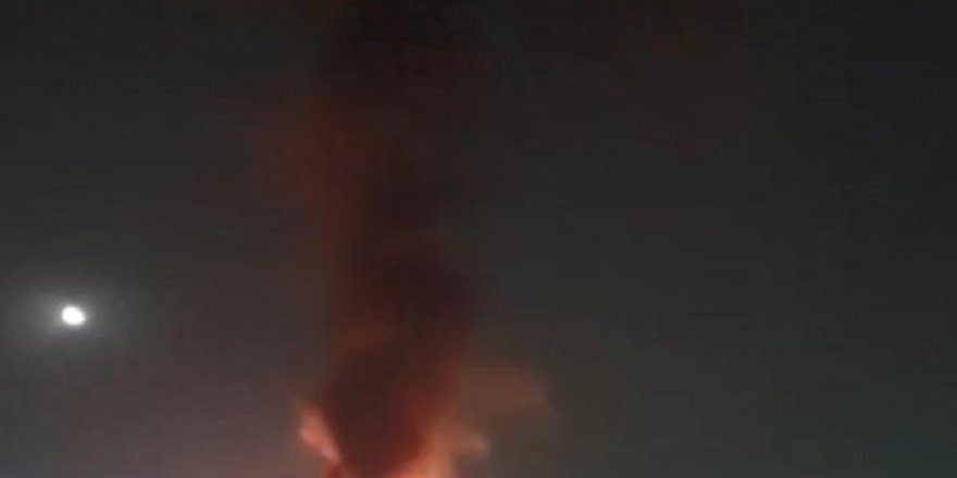 Bursa'da atık toplama alanında yangın