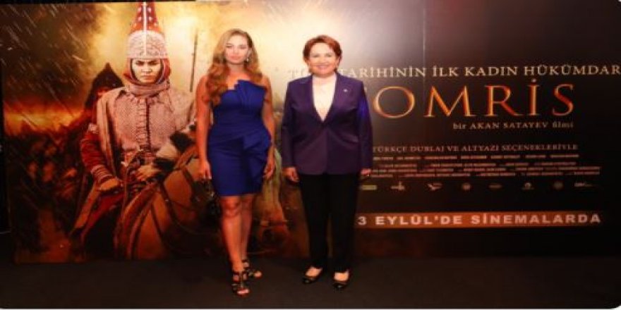 İYİ Parti Lideri Meral Akşener, 'Tomris Hatun' filminin gala gösterimine katıldı