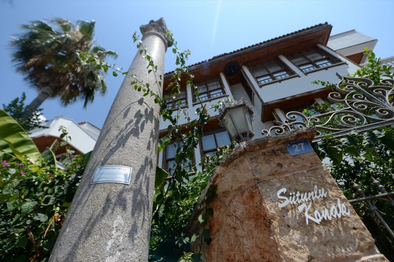 Roma dönemine ait sütunlar bakın nerede