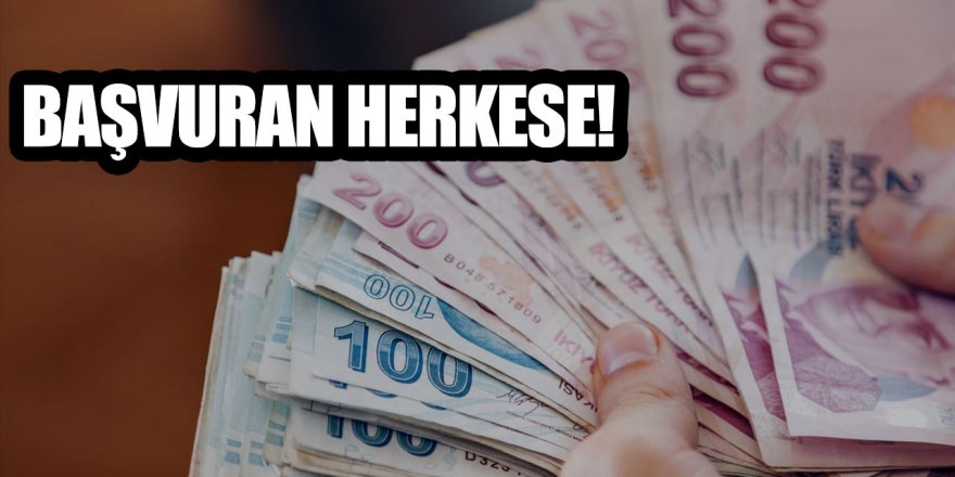 25 bin TL karşılıksız ve geri ödemesiz yardım!