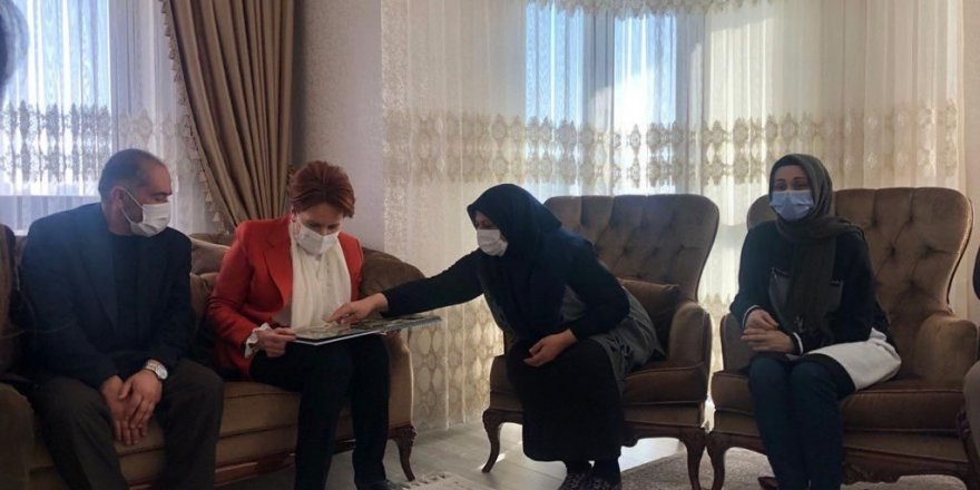 Meral Akşener'den Başak Cengiz'in ailesine taziye ziyareti